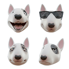 "Bull Terrier" Emoji #1