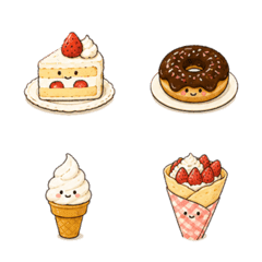 Sweets | Cute Food Deco Emojis
