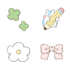 Blue hamster HADA's Emoji