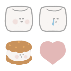 Kawaii Marshmallow Emoji
