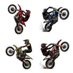 越野機車翹孤輪 3D