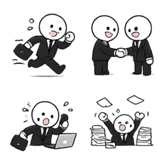 Expressive Office Worker Emojis