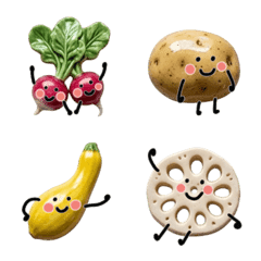 Plump pottery  Vegetables