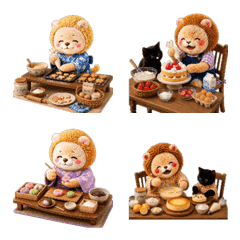 Daichan's Cozy Life Emoji Stickers