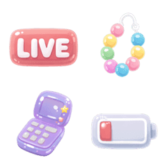 Gen Z Lifestyle Gummy Emoji Set