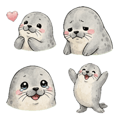 Azarashi-kun Emotional Emoji