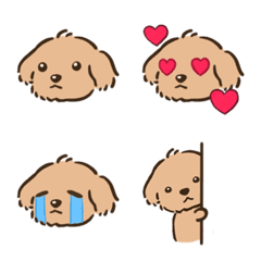 Tiny poodle emoji 1
