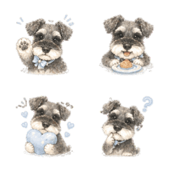 Schnauzer Dairy Emoji2