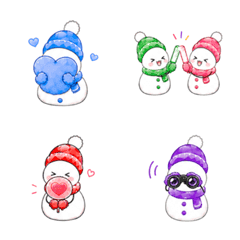 Everyday Colorful Snowmen 3 Fan Life