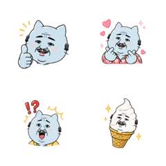 Funny Old Cat Emoji for Daily Use
