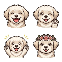50 Maltipoo Line emojis