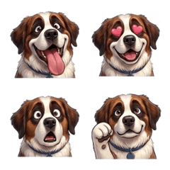 51 St. Bernard Line Emojis