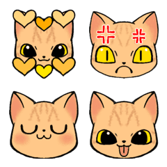 red tabby after a long time Emoji
