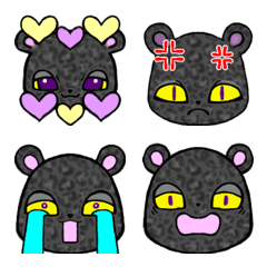 black panther after a long-time Emoji