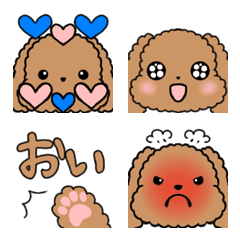 久しぶりのトイプードル絵文字