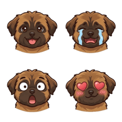 Leonberger puppy LINE emoji 54