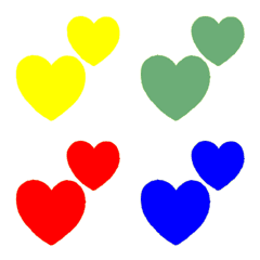 double hearts emoji