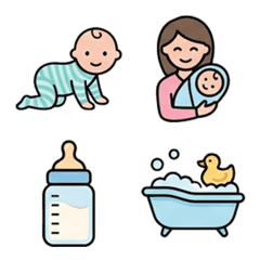kawaii AI sticker(Childcare)