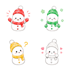 Daily Use Colorful Snowmen 1