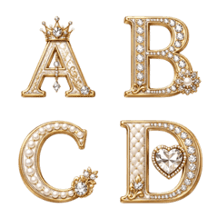 Luxury Jewel Alphabet