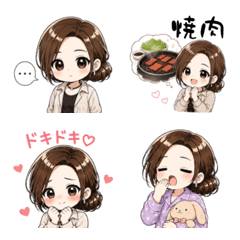 女性の絵文字②
