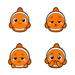 小丑魚 懶臉寬鬆臉 1♡