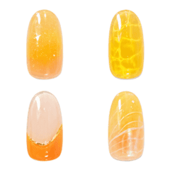 美甲圖鑑｜金芒夏日系列