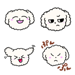 white dog (mofumofu)