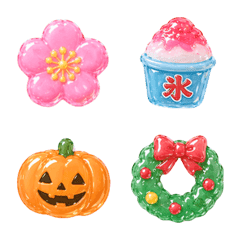Pastel Seasons Emoji 01