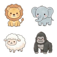 Cute Baby Animals Emoji 40 pieces