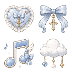 Angel Core Decorative Emoji (blue)