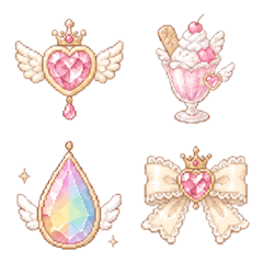 Angel Core Decorative Emoji (Pink)