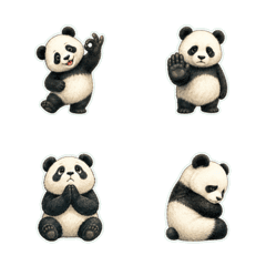 熊貓小手回覆1