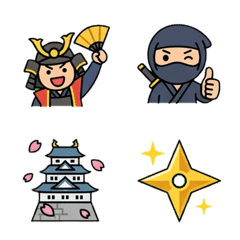 日本名城與戰國武將・忍者！日常問候