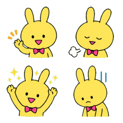 Yellow Rabbit Emotional Emoji