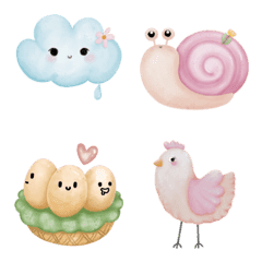 Happy and lucky farm every day.