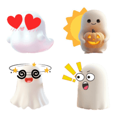 Friendly Ghosts Emoji