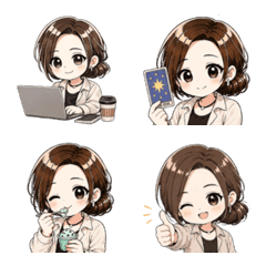 女性の絵文字③