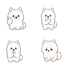 薩摩耶犬小手回覆1