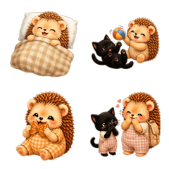 Hedgehog Mint Daily Emoji
