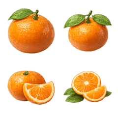 A gift for mandarin orange lovers -Emoji