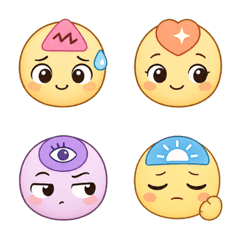心情標記圓臉