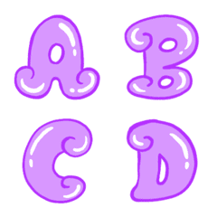 Purple Bubble Font