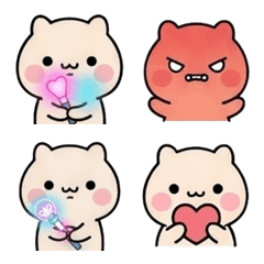 Squishy Mochi Bear Emojis vol.1