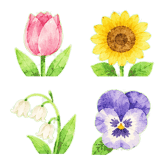 Watercolor Flower  for Flower Lovers