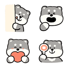 Black Shibainu emoji