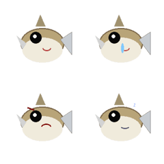 Kawahagi Cute Emoji