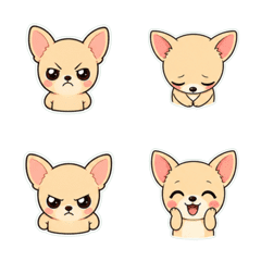 吉娃娃犬表情 1♪