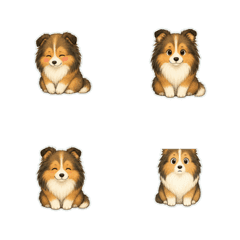 喜樂蒂牧羊犬無字反應1◎