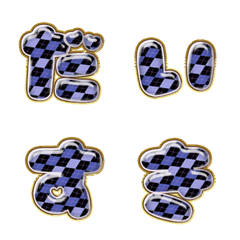 happy emoji alphabet MEN pa...